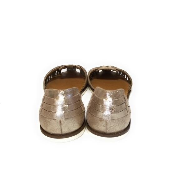 STEVE MADDEN Hillarie Gold Sparkly Flats Size 8.5 - Picture 4 of 8